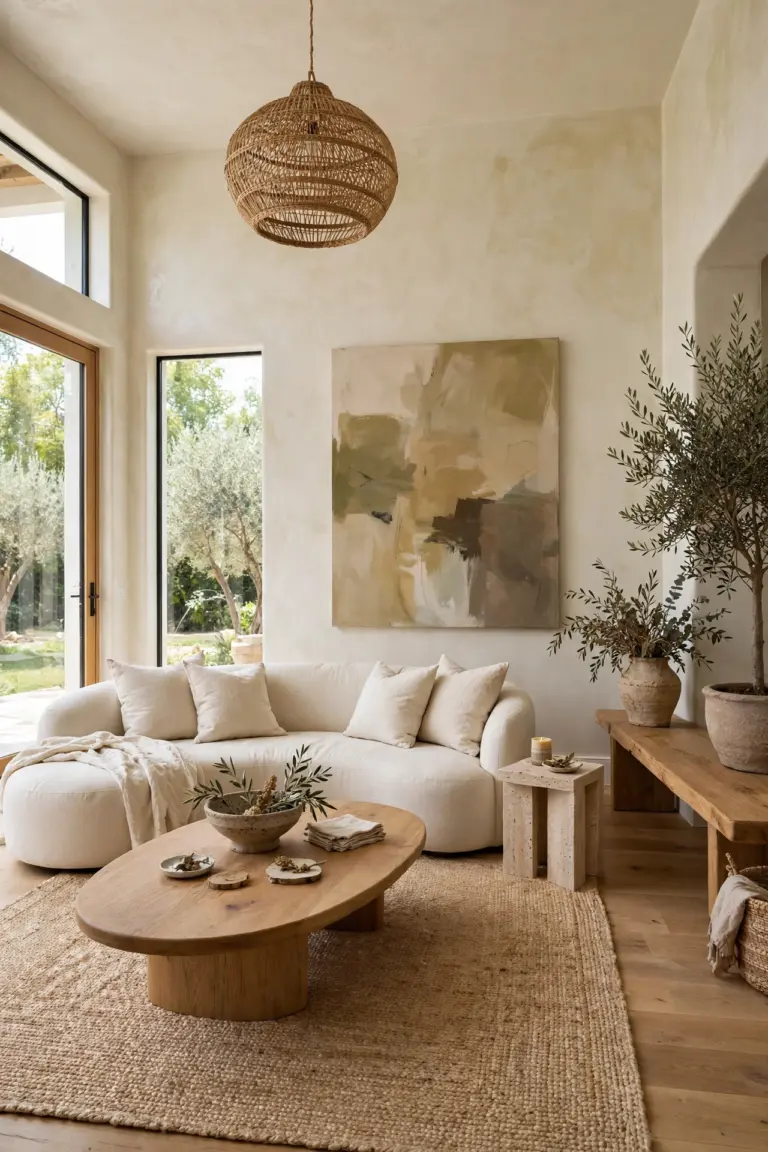 21 Modern Organic Living Room Ideas for a Natural, Elegant Look